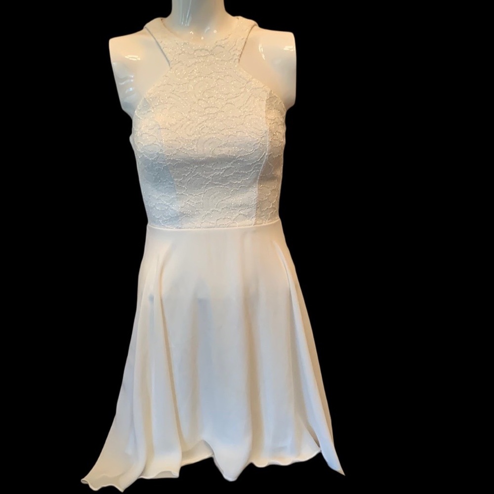 EUC Speechless White Dress • Size 1
